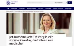 Jet Bussemaker over YEP in de zorg