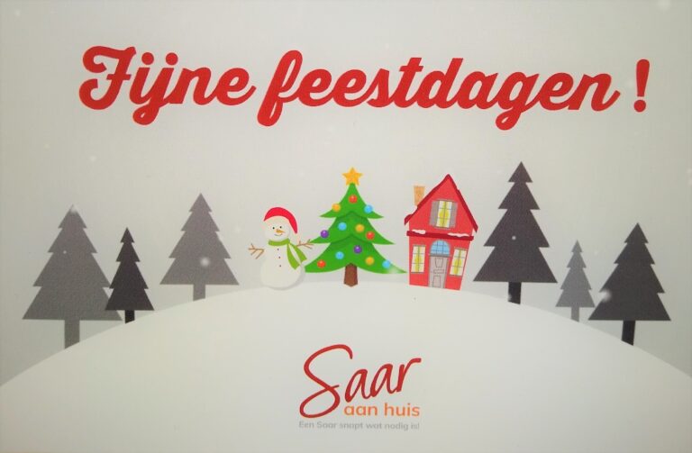 Kerstgroet 2020 van Saar aan Huis